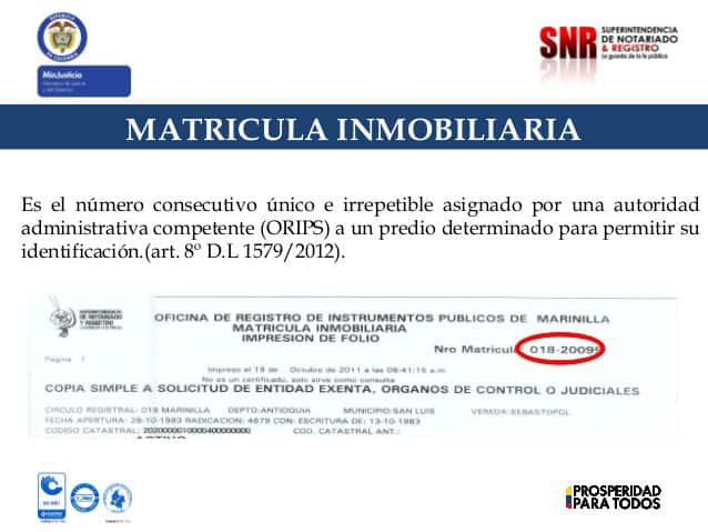 ¿qué Es Una Matrícula Inmobiliaria Abierta Matrícula Inmobiliriaemk 7458